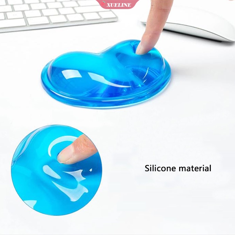 1 Miếng Lót Chuột Bằng Gel Silicone 11*7CM Hỗ Trợ Cổ Tay Cho Máy Tính Xách Tay