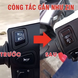 Công Tắc Tắt Đèn Cho Xe Honda Vision, Wave, RSX, Lead Lắp Như Zin - công tắc pha cos kèm tắt đèn xe Honda đời mới