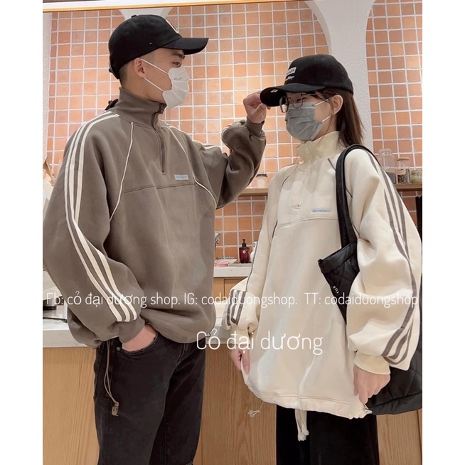 Áo nỉ khoá cổ HOLIDAY