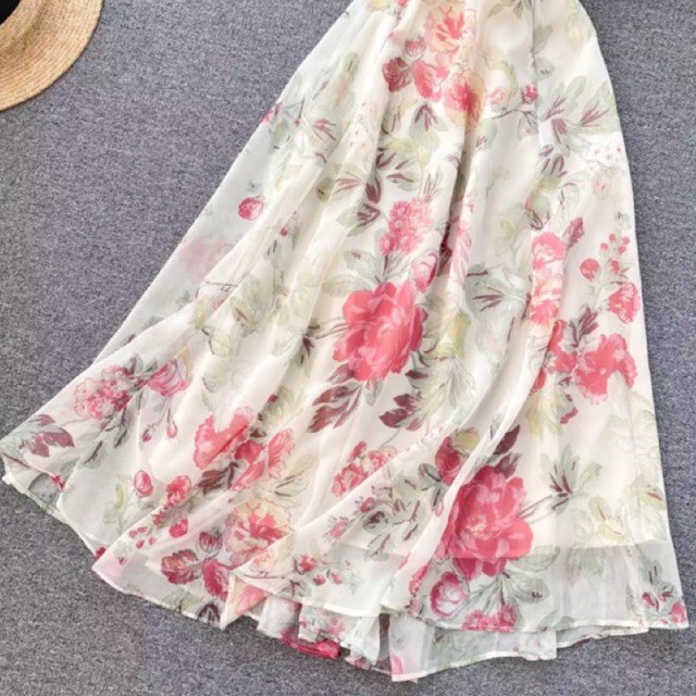 Đầm hoa ❤️FREESHIP❤️ Váy maxi hoa Quảng Châu hàng có sẵn | BigBuy360 - bigbuy360.vn