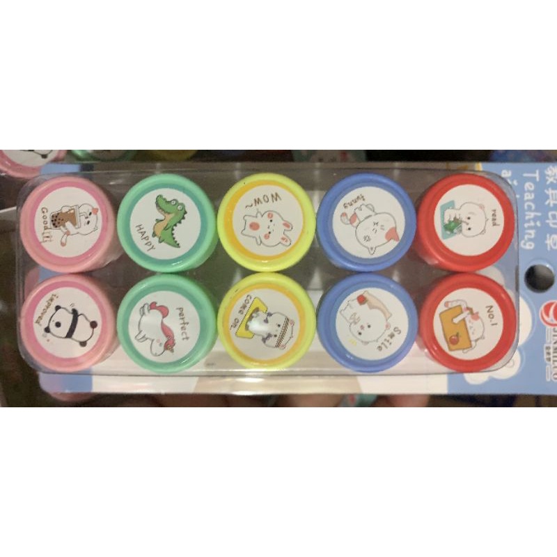 Đồ chơi con dấu in hình hoa quả - con vật - elsa- peppa ngộ nghĩnh