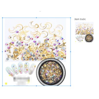 phụ kiện charm trang trí móng tay