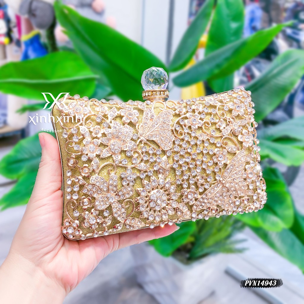 Túi clutch họa tiết cao cấp - Xinh Xinh Accessories