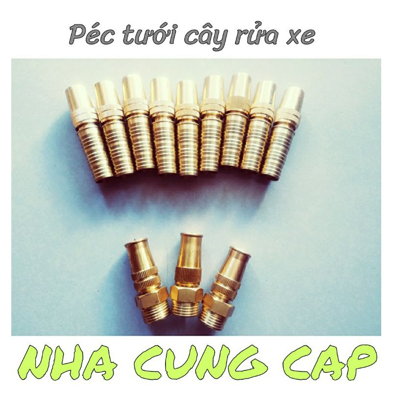 PÉC RỬA XE TƯỚI CÂY ĐỒNG THAU RĂNG 21mm