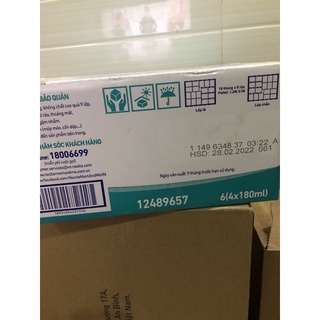 Sữa pha sẵn NAN 180ml.date mới hàng  tặng trúng 100%