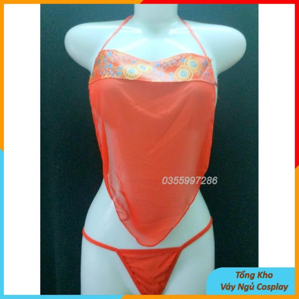 Áo Yếm Ngủ Sexy Nữ Tân Nương Xuyên Thấu, Yếm Đào Thôn Nữ Sexy Cosplay Nóng Bỏng TKVN | BigBuy360 - bigbuy360.vn