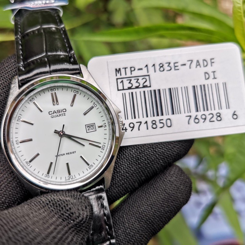 Đồng hồ nam dây da Casio chính hãng Anh Khuê MTP-1183E-7ADF