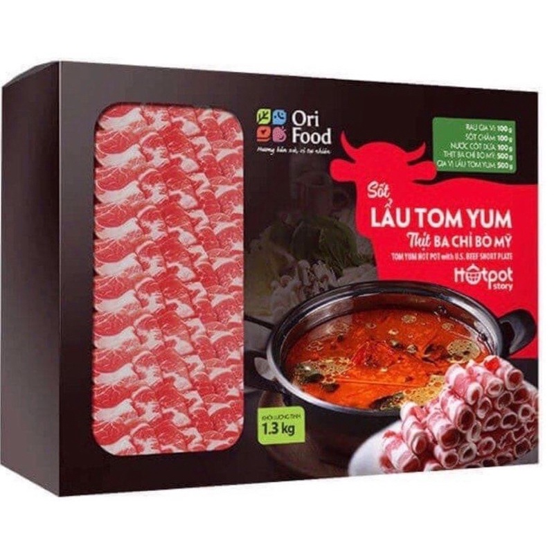 Lẩu TomYum ba chỉ bò Mỹ 1.3kg | BigBuy360 - bigbuy360.vn