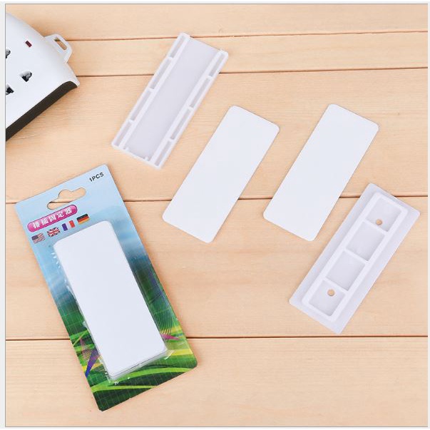 Bộ miếng dán ổ cắm điện tháo lắp tiện dụng - Giá đỡ treo tường thông minh