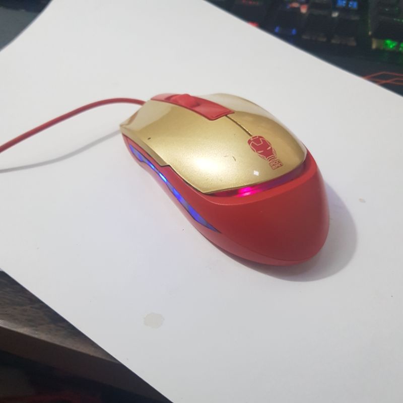 Chuột Eblue EMS145 iron man.chuột led game hàng thanh lý còn tốt