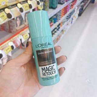 [GIÁ SALE] Xịt Nhuộm Tóc Phủ Bạc Tạm Thời LOreal Paris 75ml Magic Retouch Thái Lan
