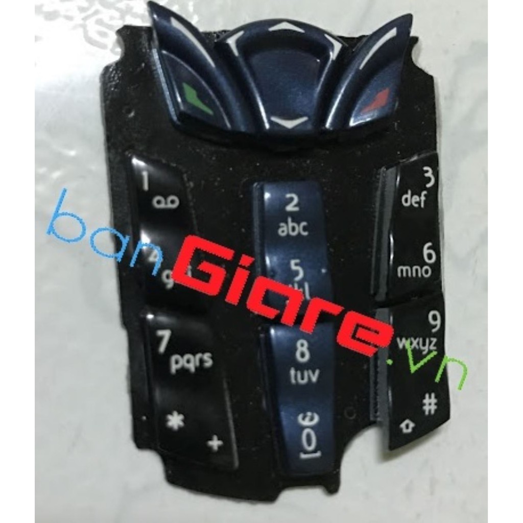 PHÍM NOKIA 7250 MÀU ĐEN