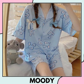 [SẴN] Đồ ngủ thỏ xanh dương 2021
