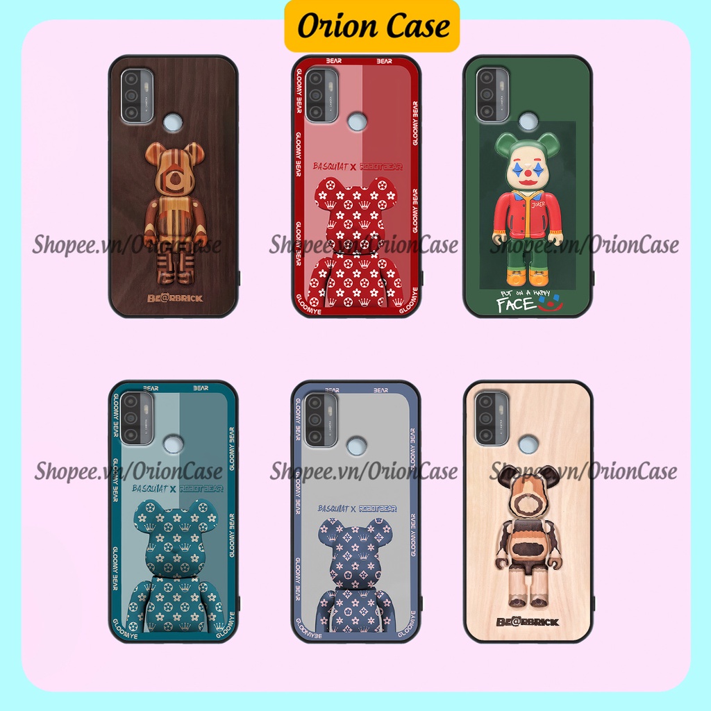 Ốp lưng Oppo A53 in hình bearbrick 3D thời trang, cá tính. ốp chống sốc, bền đẹp