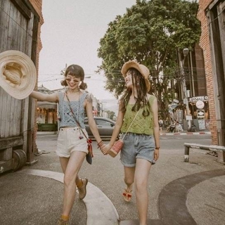 Áo Dệt Kim Ngắn Cổ Vuông Thoáng Khí Thoải Mái Thời Trang Mùa Hè Hàn Quốc Năm 2021