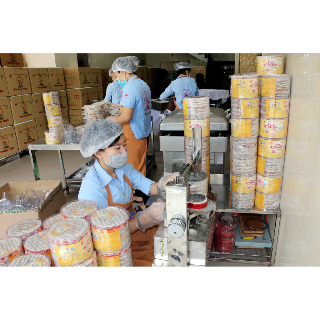 Đặc Sản Kẹo Cu Đơ Hà Tĩnh, Chính Hiệu Phong Nga, 1 hộp 5 Tấm 390g, Giao Hàng Nhanh