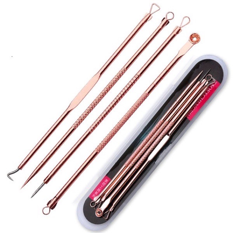 Nặn Mụn bộ 4 cây nặn mụn chuyên nghiệp Da Năng [Miễn Phí Vận Chuyển khi đơn đạt giá trị tối thiểu 200K]