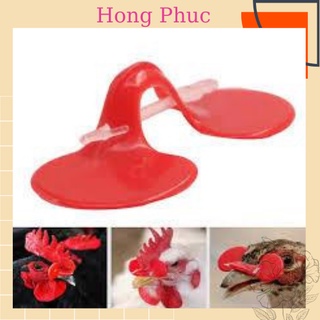Kính đeo mắt cho gà, kính chống cắn mổ lông nhau,kính gà có chốt xuyên