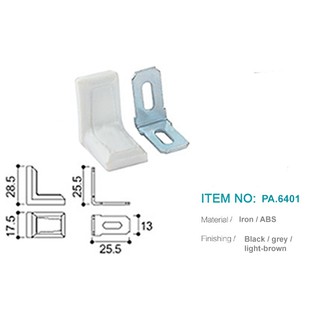 Ke vuông có lắp bịt bằng nhựa PA6401