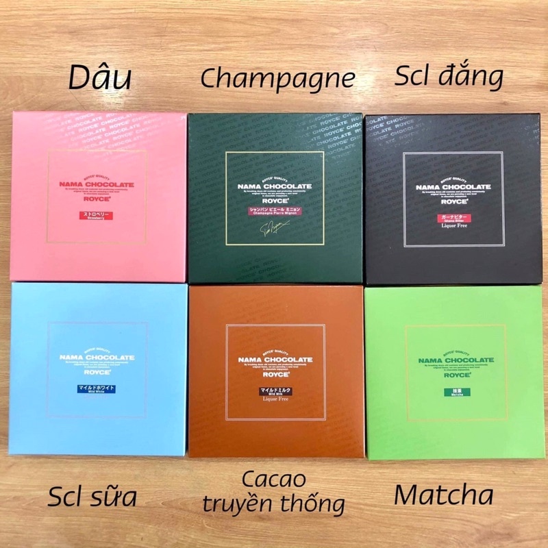 Socola Nama Royce Nhật  khách check ib giúp shop sau khi đặt hàng