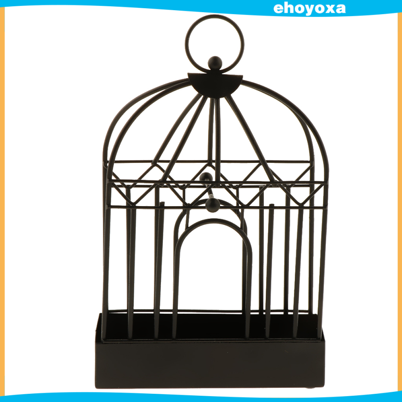 Mosquito-repellent Incense Rack Mosquito Coils Holder Stand Burner Case Retro Bird Cage Shape Iron Home Decoration Incense Accessories