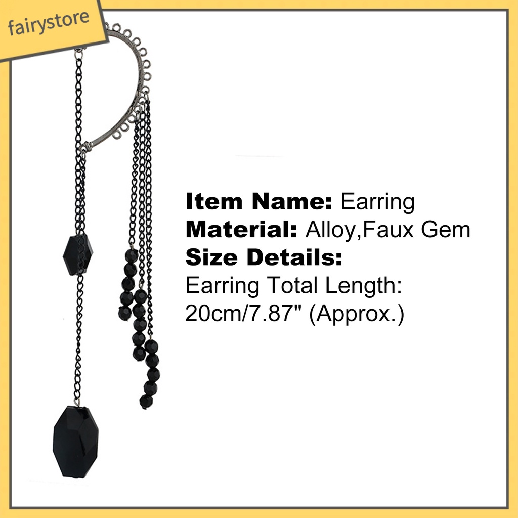 Hoa tai tua dài phong cách vintage thời trang dành cho nữ