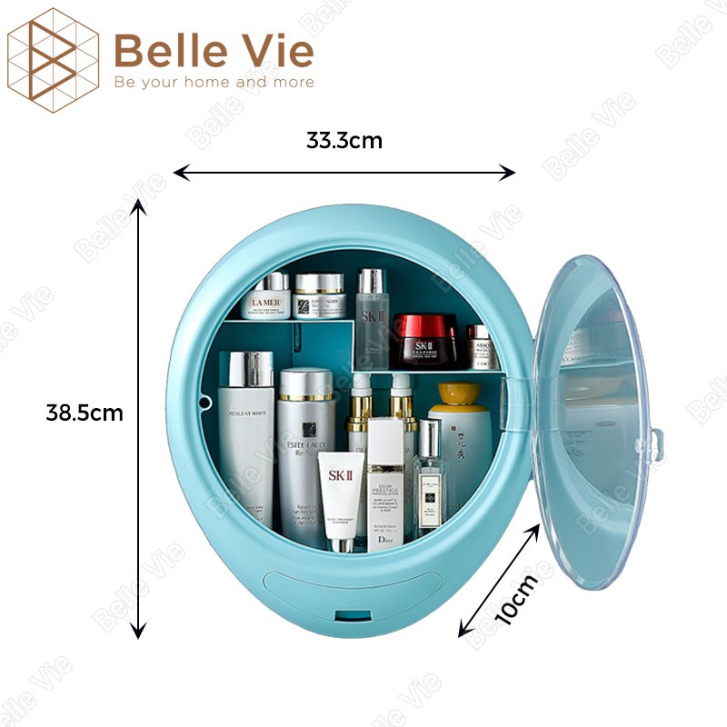 Kệ Đựng Mỹ Phẩm Treo Tường BELLEVIE Kệ Đựng Đồ Nhà Tắm Cao Cấp Gắn Tường Chắc Chắn