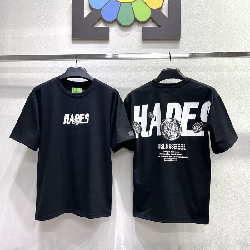 Áo thun hades WOLF SYMBOL tee áo thun tay lỡ Wolf Symbol Tee Nam nữ Full tag