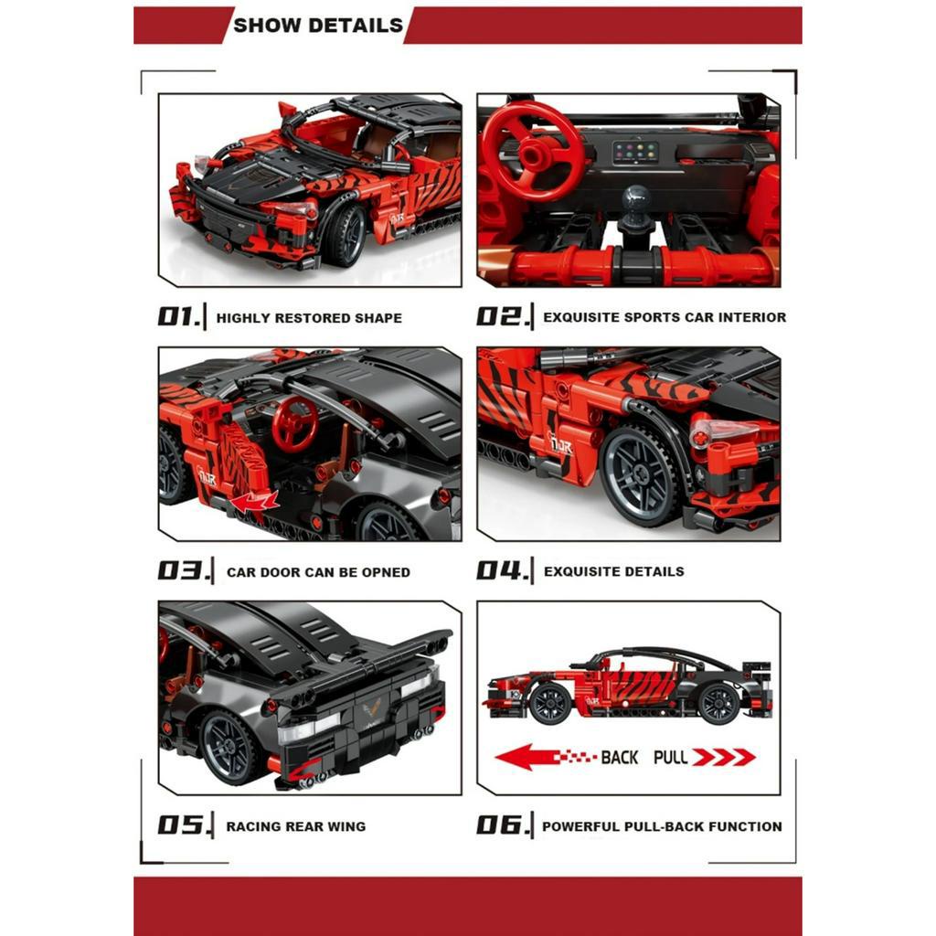 Mô Hình Lắp Ráp Siêu Xe 453 Chi Tiết Mã Sản Phẩm 8213