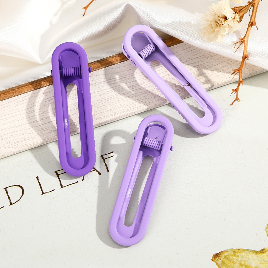 Bộ 3 kẹp tóc Haimeikang màu trơn thời trang cho nữ