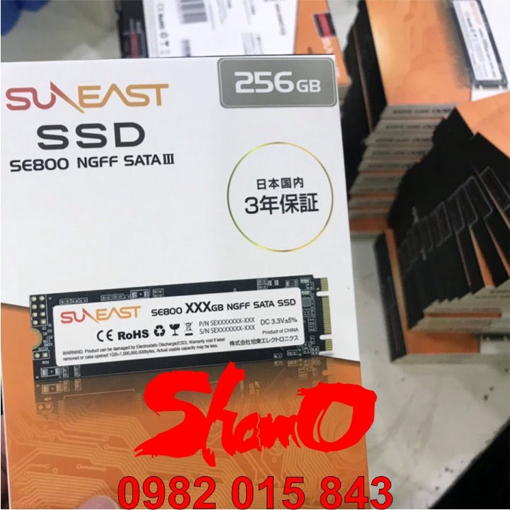 Ổ cứng SSD 256GB SunEast M2 ( SE800 NGFF SATA III – Hàng nội địa Nhật ) – Chính Hãng – Bảo hành 3 năm