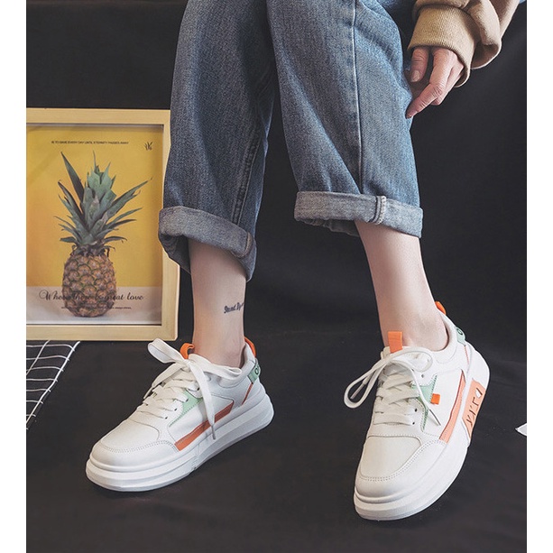 Giày Thể Thao Nữ Trắng DZXX nhỏ Fashion Phong Cách Hàn