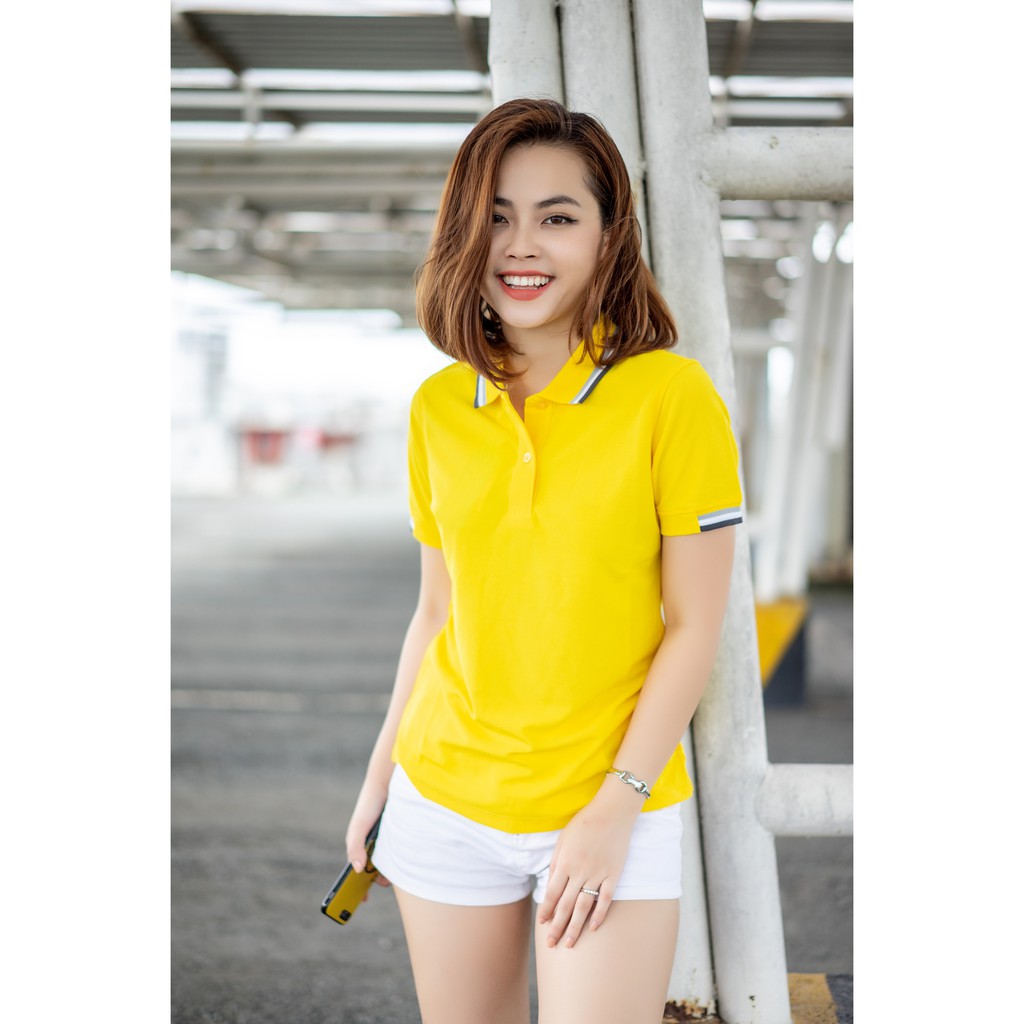 Áo Polo Nữ Poligan Nhập Khẩu Thái Lan (Yellow)