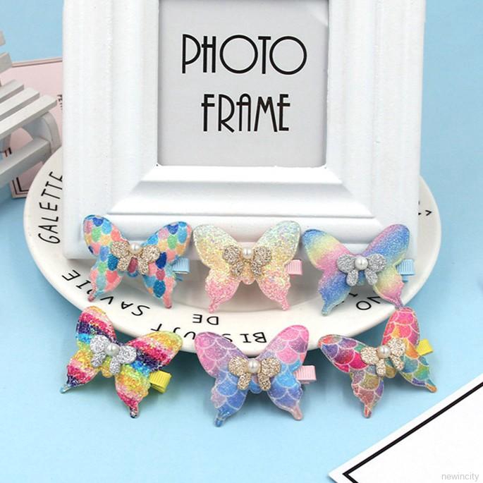 Kẹp tóc ngọc trai cho bé gái