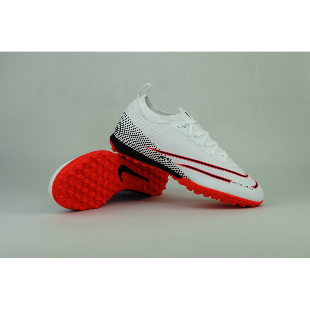 Giày Bóng Đá Mercurial Cổ Dệt - Tặng kèm tất chống trơn - Bảo hành 2 tháng