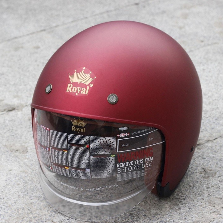 MŨ BẢO HIỂM TRÙM ĐẦU CHÍNH HÃNG ROYAL M139