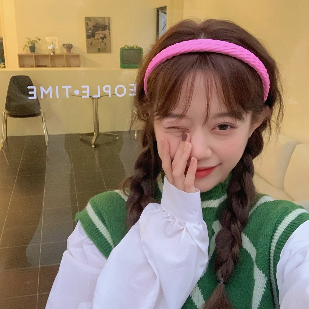 Băng Đô Cài Tóc Màu Kẹo Ngọt Kiểu Dáng Dễ Thương Cho Bé Gái