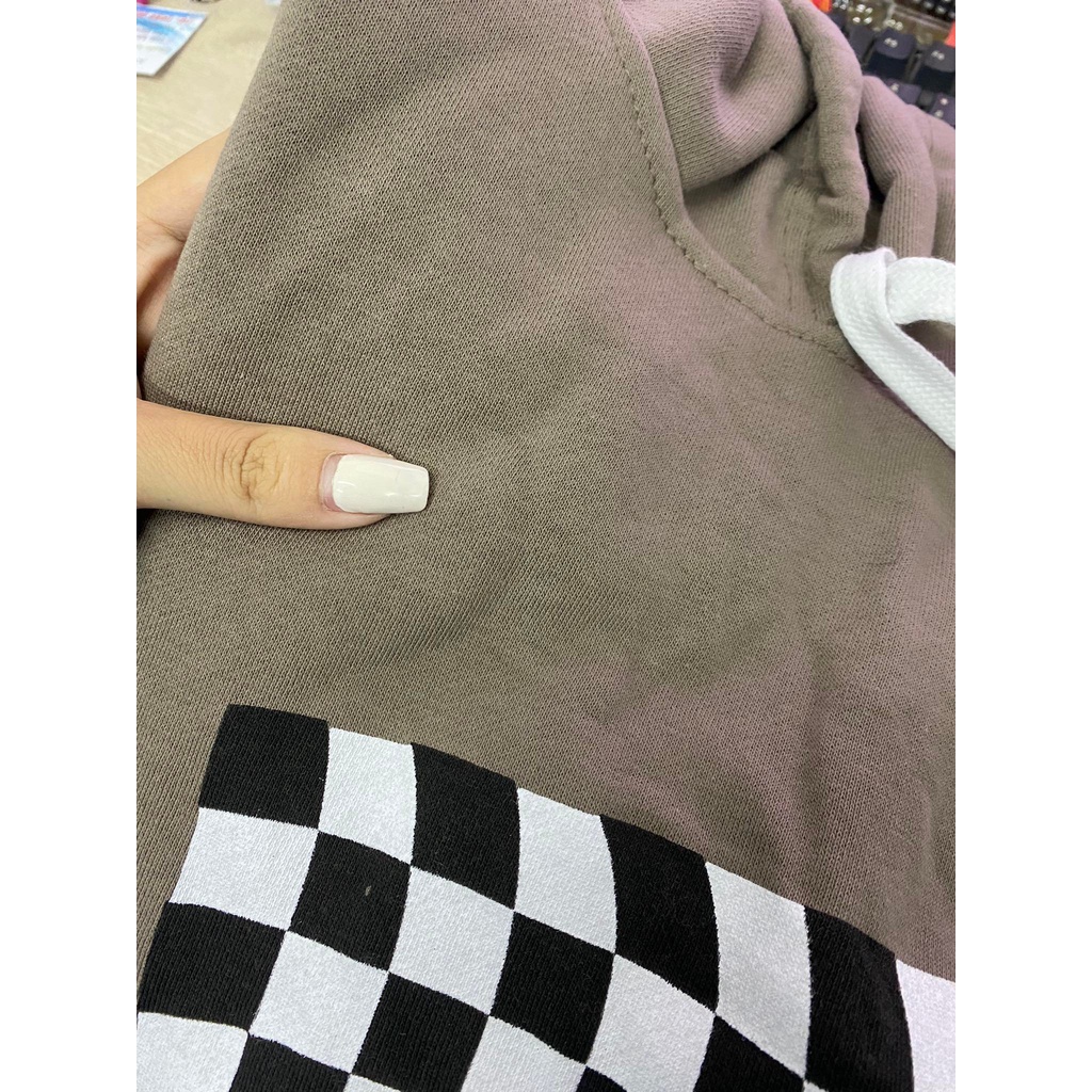 [ RẺ VÔ ĐỊCH][ẢNH THẬT]Áo Hoodie BÀNCỜ KẺ CARO UNISEX Sweater Nỉ Bông Form Rộng Nam Nữ Có Mũ Dày Dặn Dài Tay | BigBuy360 - bigbuy360.vn