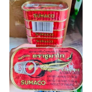 COMBO LỐC 5 HỘP CÁ MÒI SỐT CÀ CHUA SUMACO 125G - THAILAND