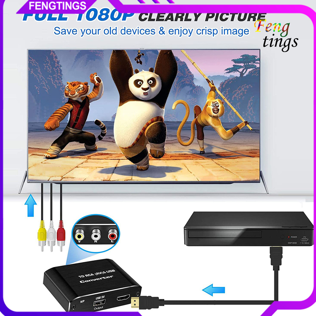 Bộ Chuyển Đổi Âm Thanh Hdmi-Compatible Sang Av Cho Tv