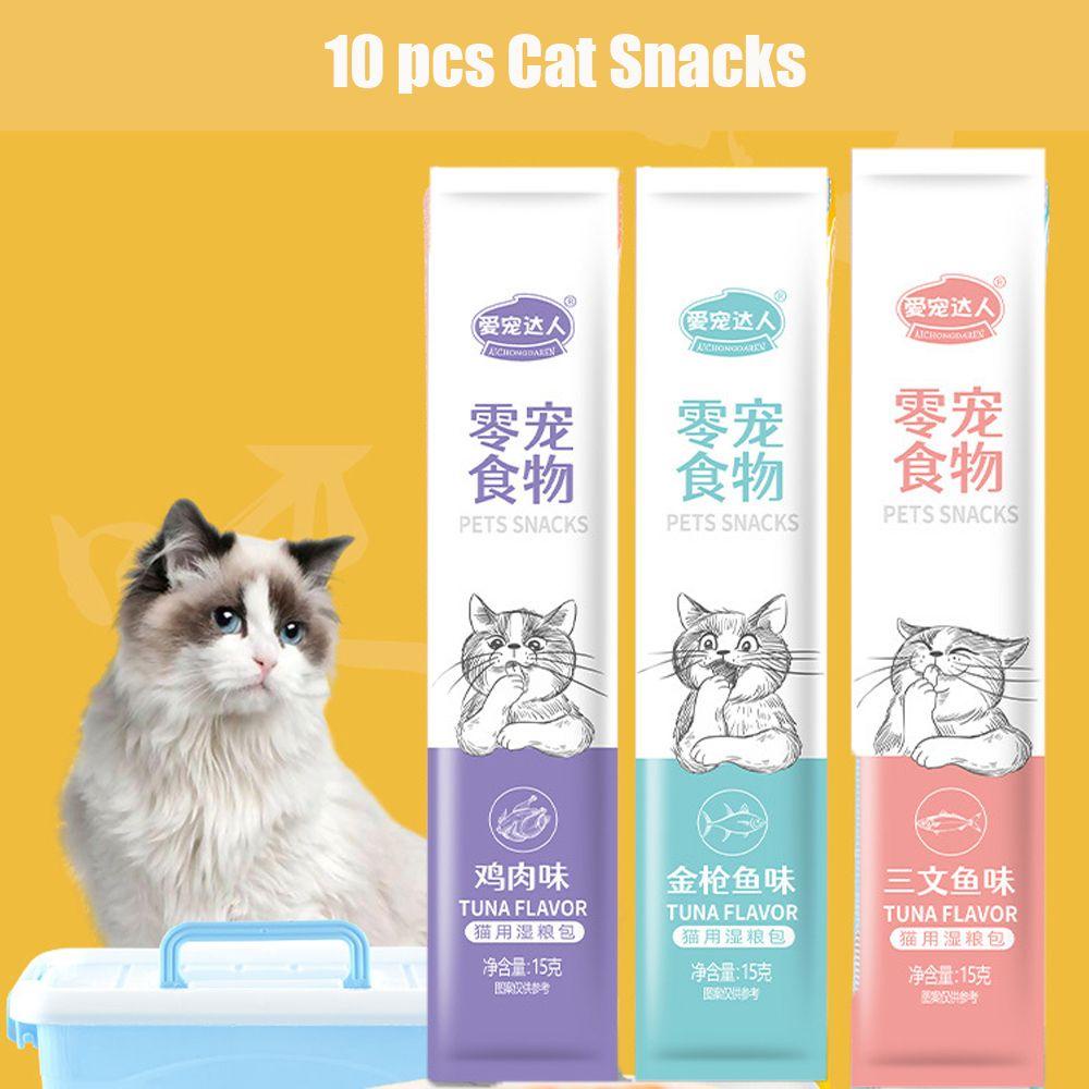 Set 1 / 10 Dụng Cụ Huấn Luyện Ăn Uống Cho Mèo Hình Cá Hồi