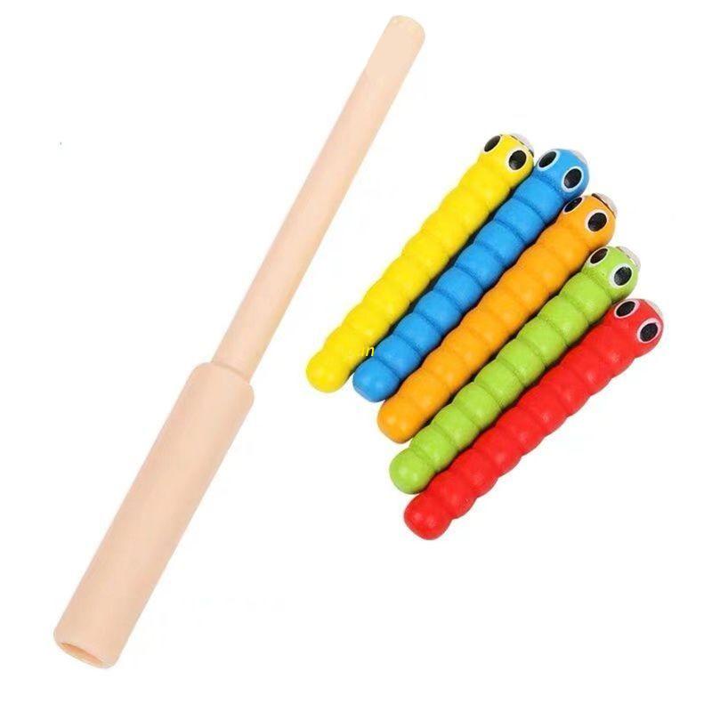 Youn Montessori Đồ Chơi Bắt Sâu Câu Cá Kỹ Năng Kích Thích Bàn Tay Và Mắt Cho Bé