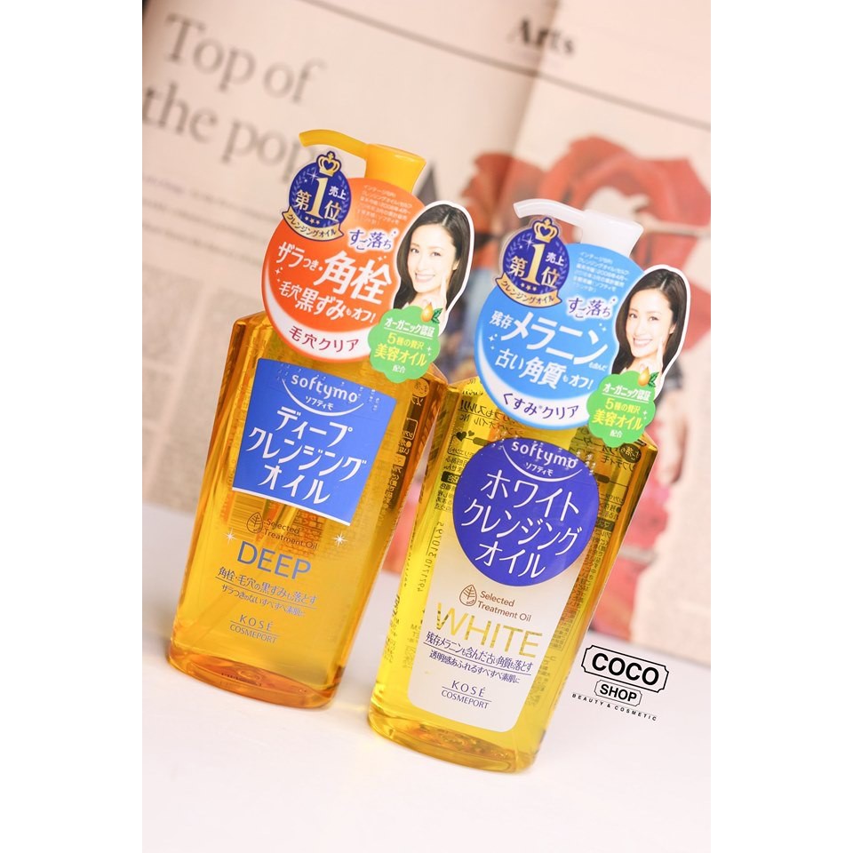 Dầu Tẩy Trang Kosé Softymo Deep Cleansing Oil-[Coco Shop]