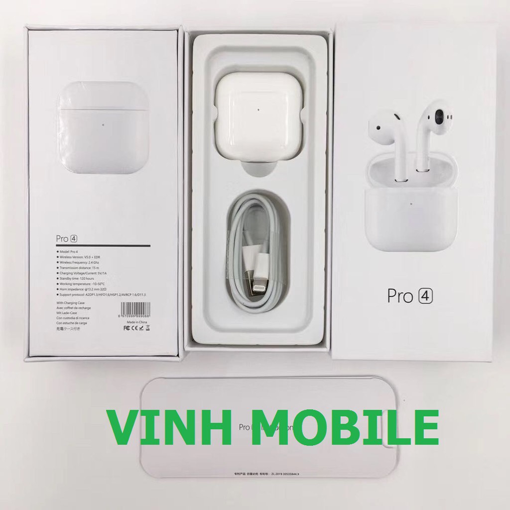 Tai nghe bluetooth cảm ứng bluetooth 5.0 âm thanh sống động, đổi tên định vị chuẩn