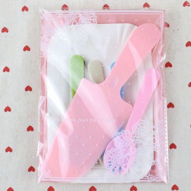 Bộ thìa + dĩa + nến bánh sinh nhật