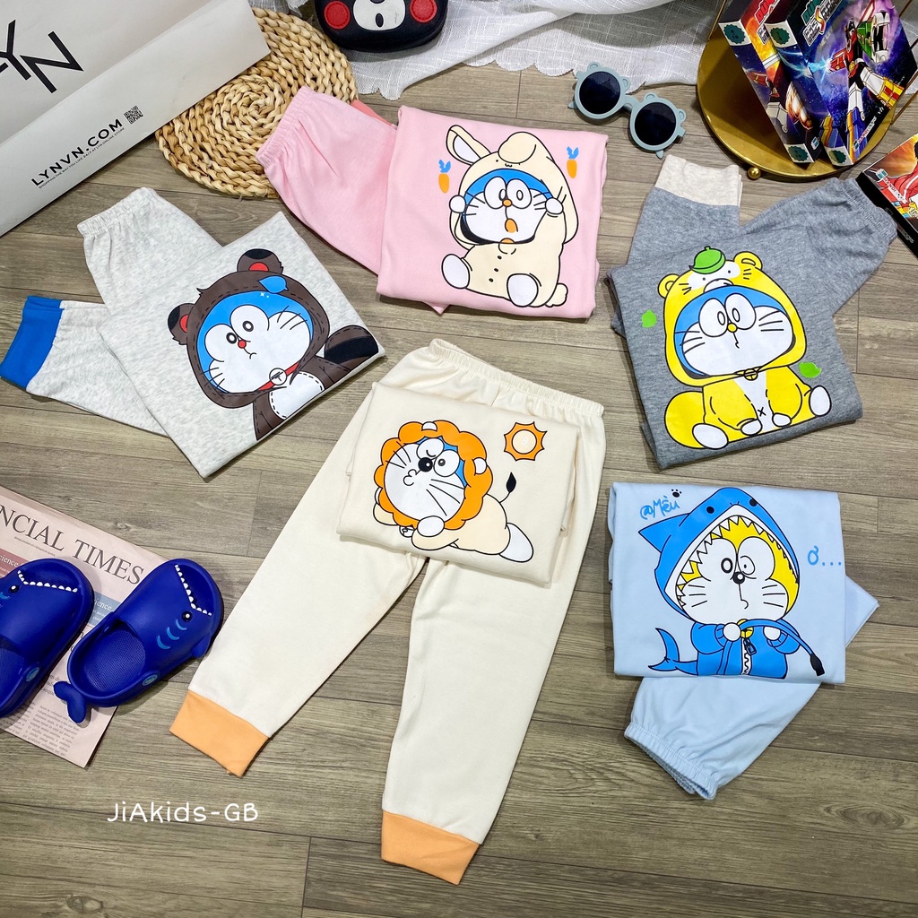 [Bé:6-19kg] Bộ Quần Áo Dài Tay Minky Mom, Vải Cotton Hàn Mềm Mịn Cho Bé 6-19Kg-Mã:TD-IN58