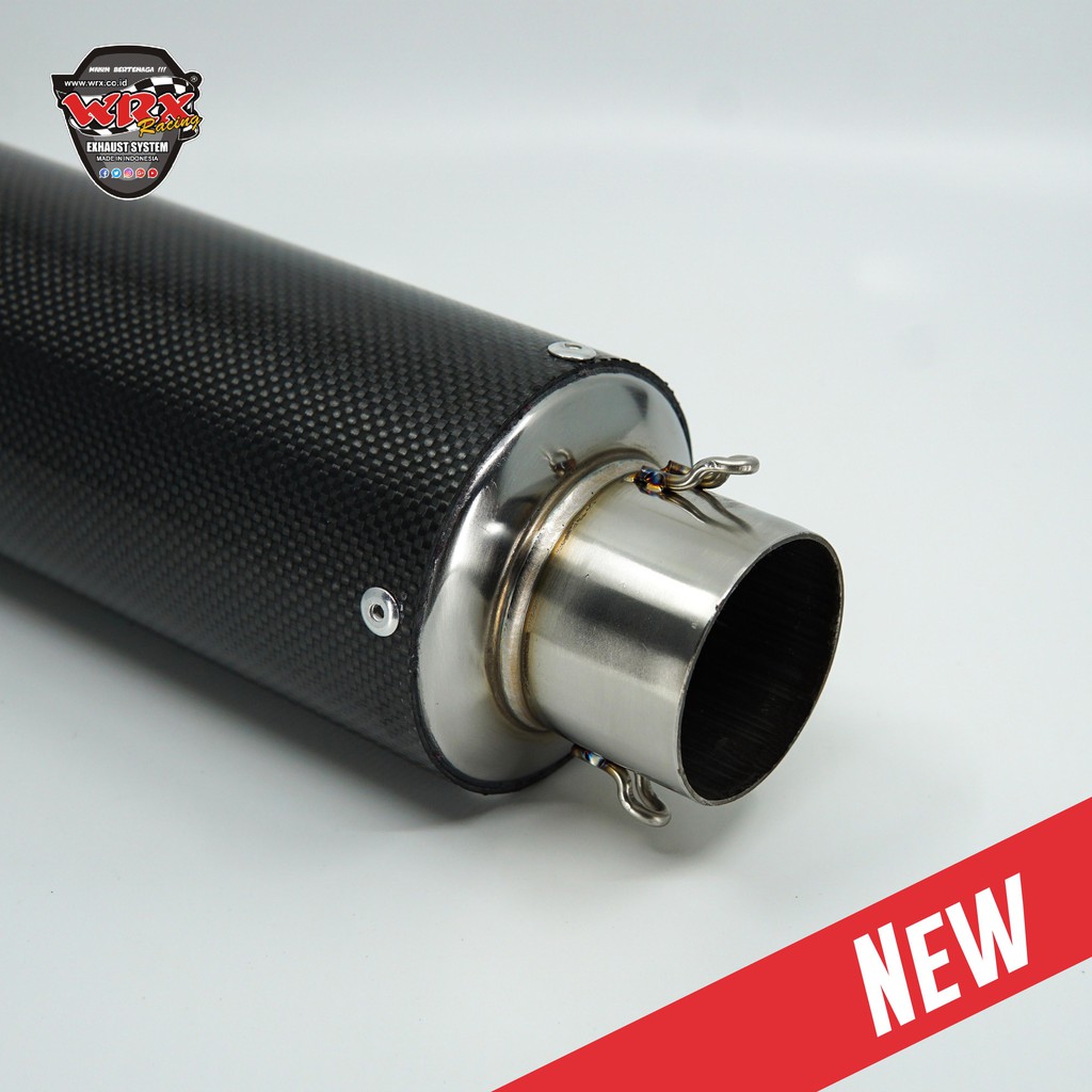 Pô WRX GP K1 tròn - Carbon