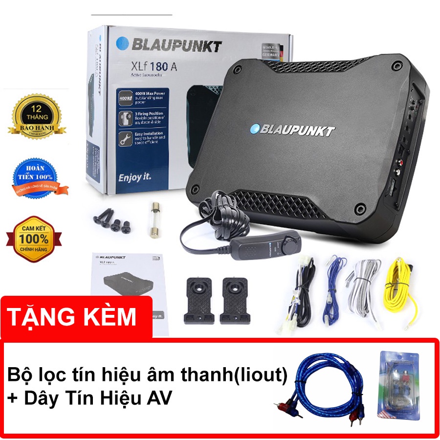 Loa Sub Gầm Ghế Blaupunkt XLF 180A cực đỉnh Bảo Hành 12 Tháng(Tặng lineout+ dây AV)