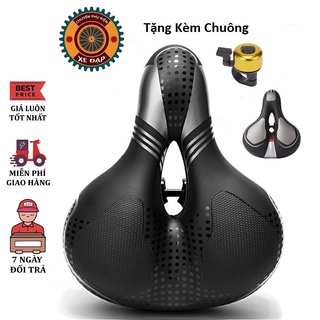 Yên xe đạp , yên xe đạp thể thao , Carbon siêu êm , Chính hãng Shengxin , da PU cao cấp - Tặng kèm chuông