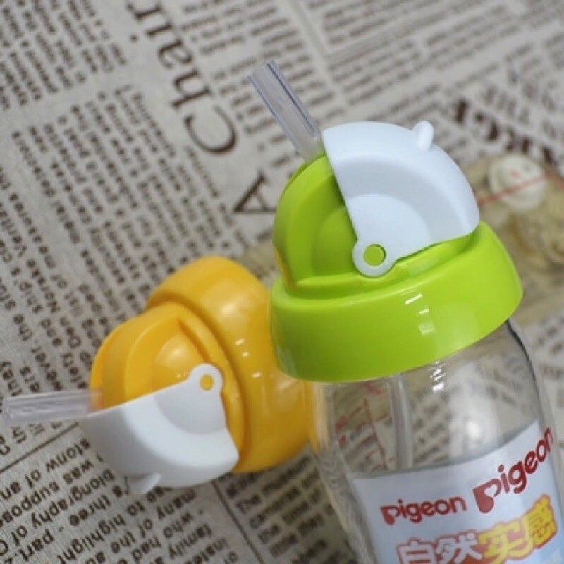 Tay cầm, Nắp và Cổ bình sữa Pigeon cổ rộng